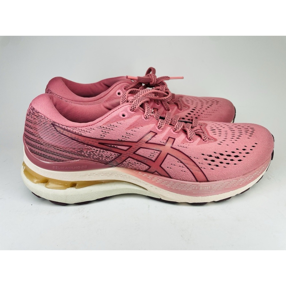 ASICS Gel Kayano 28 Pink Mesh Sneakers Shoes USA 7.5 Running Nimbus Cumulus
